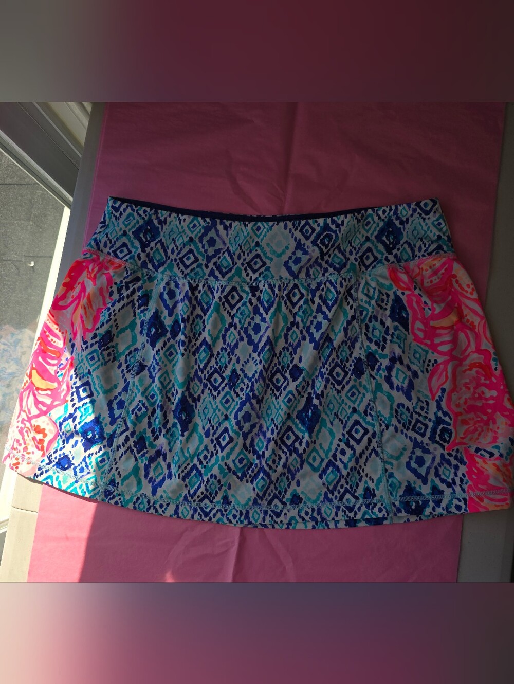 Lilly Pulitzer Luxletic Athletic Resortwear Skort L - Picture 9 of 9